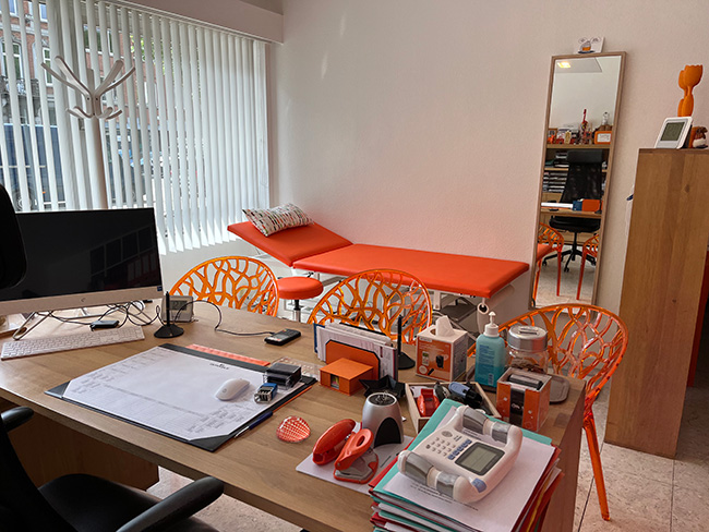 Docteur Michel Letiexhe - Cabinet Spa - table examen